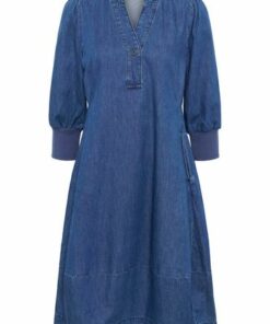 Allura arpa 3/4 dress dark blue denim