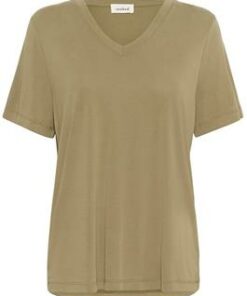 Columbine loos fit v-neck grønn