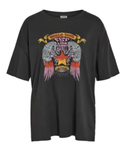 Ida vintage tee svart