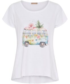 Marie t-shirt white bus