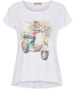 Marie t-shirt white vespa