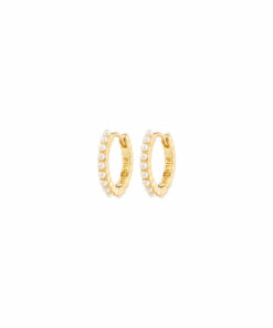 Kalia pearl hoops