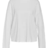 Mocca regular top hvit