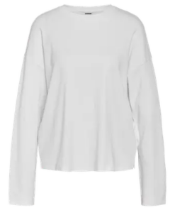 Mocca regular top hvit