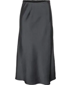 Sanni satin skirt sort