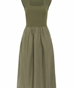 Simone phoebe dress army