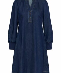 Hilka arpa denim kjole mørk blå