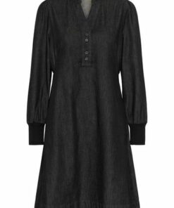 Hilka arpa denim kjole sort