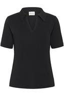 Mandy polo tee, sort