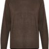 Annemarie solid genser, brun