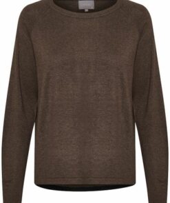 Annemarie solid genser, brun