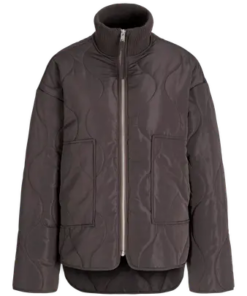 Serena quilted jacket brown