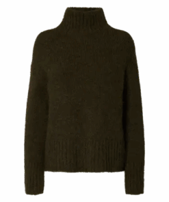 Gabriella knit high neck grønn