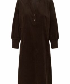 Rhaena dress cord brun