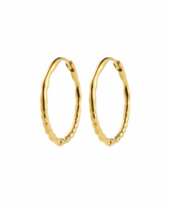 Between earrings