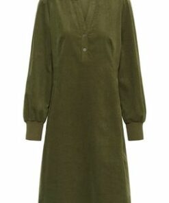 Rhaena cord dress burnt olive