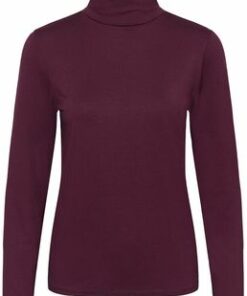 Hanadi rollneck vinrød