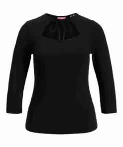 Gigi topp 3/4 arm sort