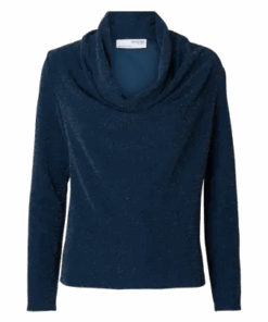 Sandra cowl neck blå