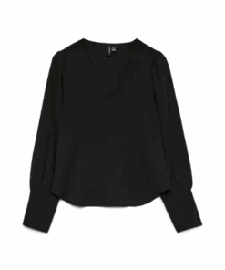 Esme v-neck topp sort