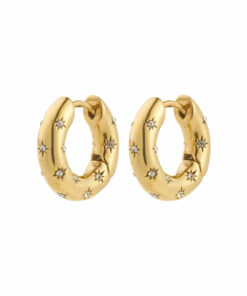 Nevaeh hoops gullbelagt