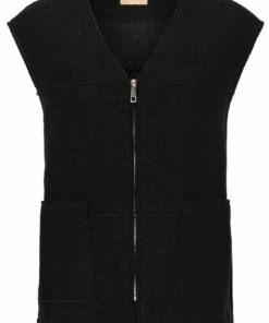 Ova Birgith waistcoat sort