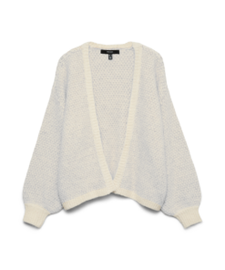 Lovely open cardigan grå/hvit