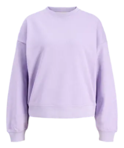 Alfa crew genser lys lilla