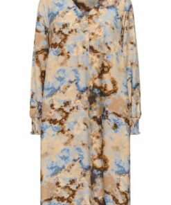 Hizzy Greece kort kjole brun/blå