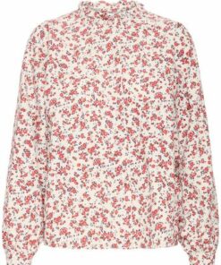 Qwina bluse blomstrete