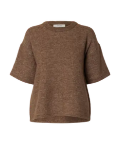 Lulu o-neck 2/4 arm chocolate chip