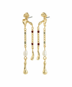 Reggie øredobber gullbelagt