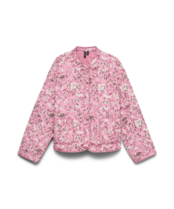 Jane quilted jakke rosa