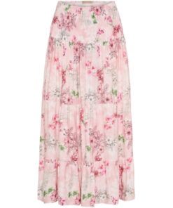 Mønstrete skjørt rosa blomstrete