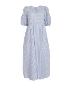 Fia kjole blå striper