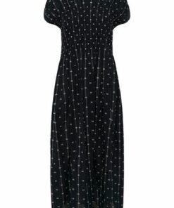 Amalie kjole sort/hvit