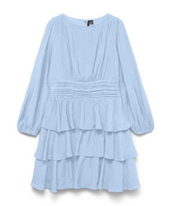 Lise Boatneck kort kjole blå