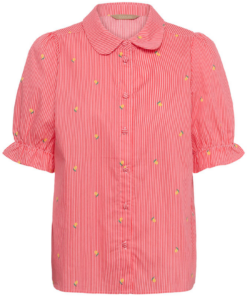 Annille skjorte vevet skjorte oransje