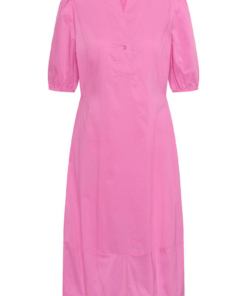 Antoinett placket kjole rosa