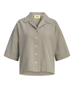 Global waffle 3/4 Resort skjorte grå