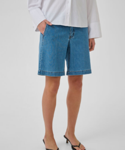 Lara 115 lang shorts casual blå