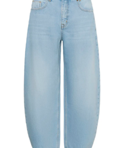 Lucy 139 loose barrel denim jeans blå