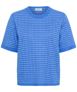 Spina Pullover blå/hvit