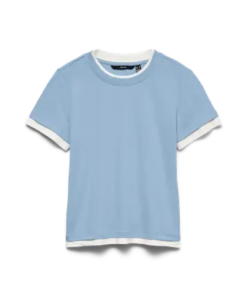 Kendall o-neck topp blå