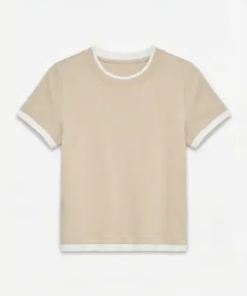 Kendall o-neck topp grå