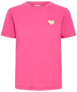 Caminna kort ermet rosa
