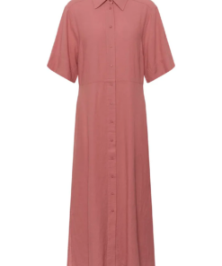 Aria maxi kjole vevet rosa