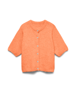 Kara 2/4 o-neck cardigan orange