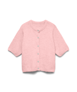 Kara 2/4 o-neck cardigan rosa
