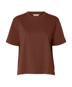 Essential boxy t-skjorte rød